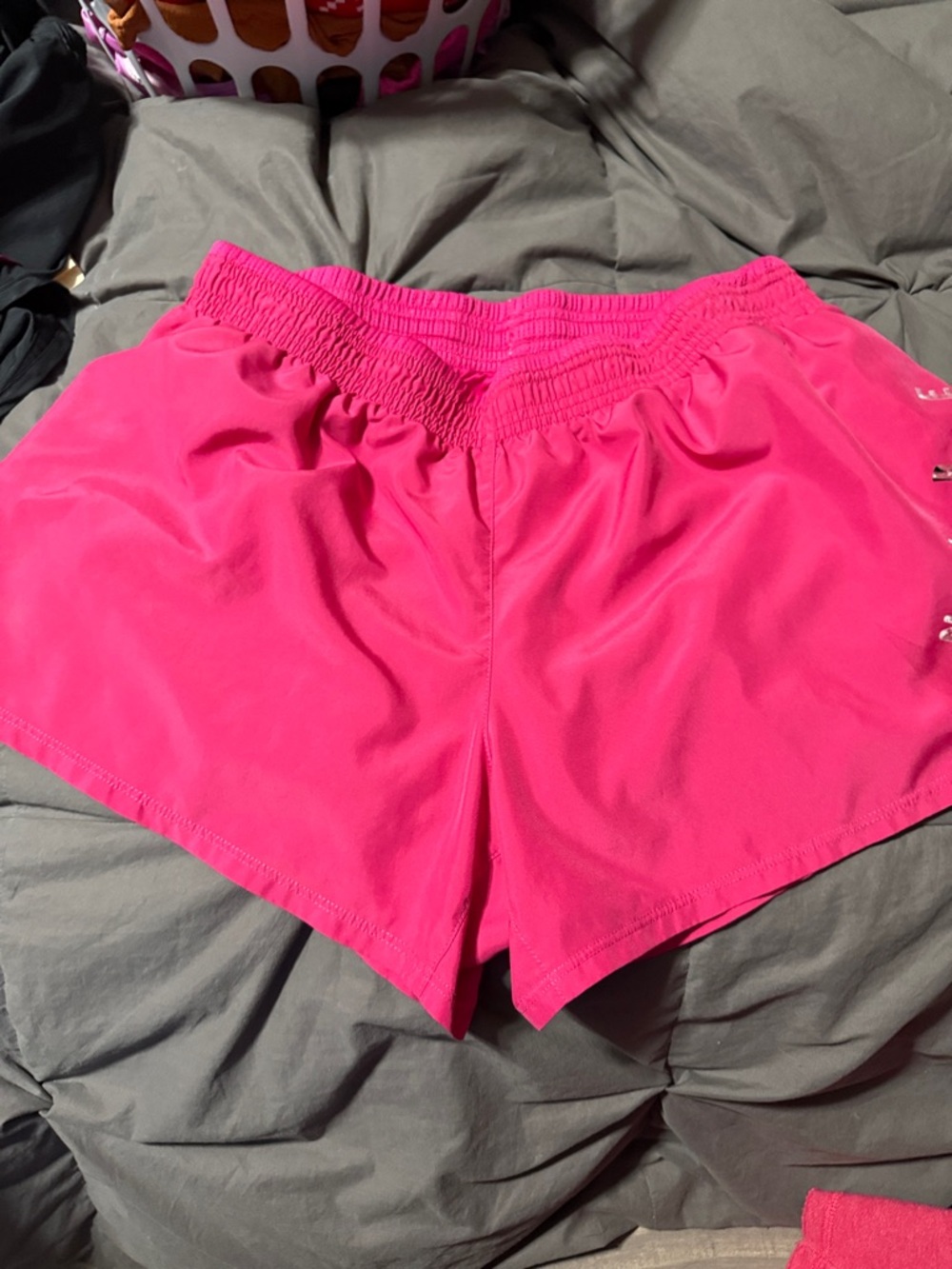Women's Athletic Shorts in Bright Pink